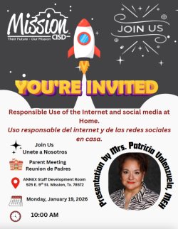 Mission CISD In-Person District Parent Meeting